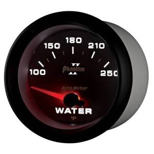 Autometer - AutoMeter GAUGE WATER TEMP 2 5/8in. 100-250deg.F ELECTRIC PHANTOM II - 7837 - Image 3