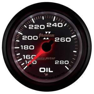 Autometer - AutoMeter GAUGE OIL TEMP 2 5/8in. 140-280deg.F MECHANICAL PHANTOM II - 7841 - Image 6