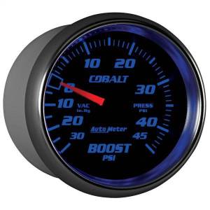 Autometer - AutoMeter GAUGE VAC/BOOST 2 5/8in. 30INHG-45PSI MECHANICAL COBALT - 7908 - Image 5