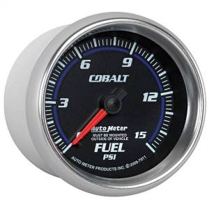 Autometer - AutoMeter GAUGE FUEL PRESSURE 2 5/8in. 15PSI MECHANICAL COBALT - 7911 - Image 4