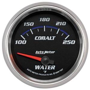 AutoMeter GAUGE WATER TEMP 2 5/8in. 100-250deg.F ELECTRIC COBALT - 7937