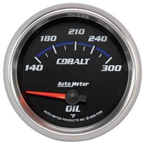 AutoMeter GAUGE OIL TEMP 2 5/8in. 140-300deg.F ELECTRIC COBALT - 7948