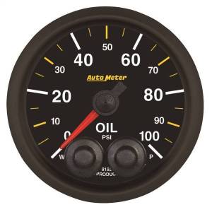 AutoMeter GAUGE OIL PRESS 2 1/16in. 100PSI STEPPER MOTOR W/PEAK/WARN NASCAR CAN - 8152-05702