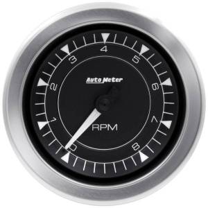 AutoMeter GAUGE TACHOMETER 3 3/8in. 8K RPM IN-DASH CHRONO - 8197