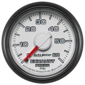 AutoMeter GAUGE EXHAUST PRESS. 2 1/16in. 60PSI MECHANICAL RAM GEN 3 FACTORY MATCH - 8525