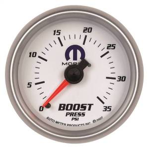 AutoMeter GAUGE BOOST 2 1/16in. 35PSI MECHANICAL WHITE MOPAR - 880025