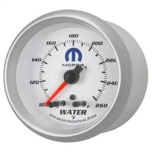 Autometer - AutoMeter GAUGE WATER TEMP 2 5/8in. 260deg.F STEPPER MOTOR W/PEAK/WARN WHITE MOPAR - 880250 - Image 2