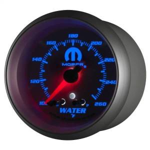 Autometer - AutoMeter GAUGE WATER TEMP 2 5/8in. 260deg.F STEPPER MOTOR W/PEAK/WARN WHITE MOPAR - 880250 - Image 3