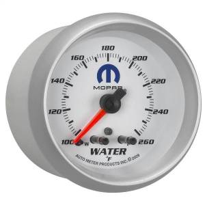 Autometer - AutoMeter GAUGE WATER TEMP 2 5/8in. 260deg.F STEPPER MOTOR W/PEAK/WARN WHITE MOPAR - 880250 - Image 4
