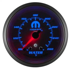 Autometer - AutoMeter GAUGE WATER TEMP 2 5/8in. 260deg.F STEPPER MOTOR W/PEAK/WARN WHITE MOPAR - 880250 - Image 6