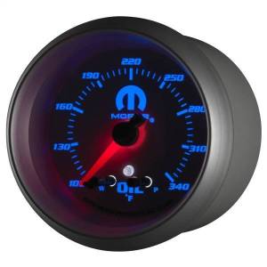 Autometer - AutoMeter GAUGE OIL TEMP 2 5/8in. 340deg.F STEPPER MOTOR W/PEAK/WARN WHITE MOPAR - 880251 - Image 3