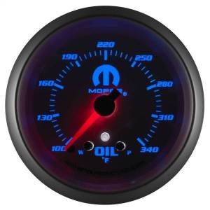 Autometer - AutoMeter GAUGE OIL TEMP 2 5/8in. 340deg.F STEPPER MOTOR W/PEAK/WARN WHITE MOPAR - 880251 - Image 5