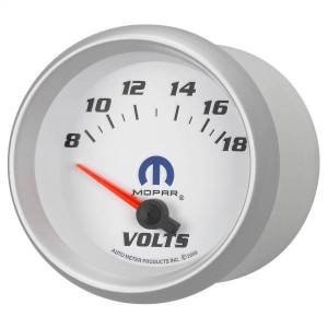 Autometer - AutoMeter GAUGE VOLTMETER 2 5/8in. 18V ELECTRIC WHITE MOPAR - 880252 - Image 2