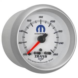 Autometer - AutoMeter GAUGE TRANS TEMP 2 5/8in. 260deg.F STEPPER MOTOR W/PEAK/WARN WHITE MOPAR - 880359 - Image 3