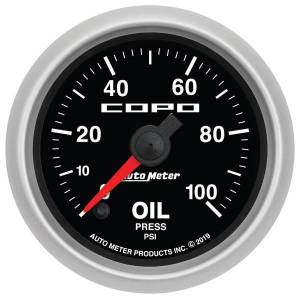 AutoMeter GAUGE OIL PRESS 2 1/16in. 100PSI DIGITAL STEPPER MOTOR COPO - 880876