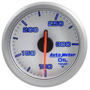 AutoMeter 2-1/16in. OIL TEMP 100-300`F AIRDRIVE SILVER - 9140-UL
