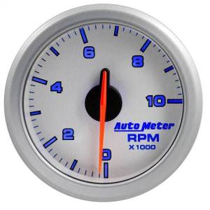 AutoMeter 2-1/16in. TACH 0-10000 RPM AIRDRIVE SILVER - 9197-UL