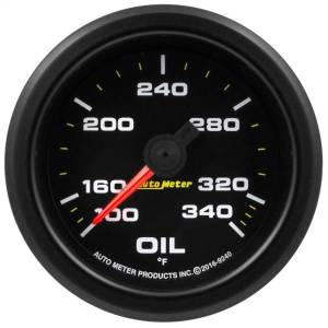 AutoMeter GAUGE OIL TEMP 2 1/16in. 340deg.F STEPPER MOTOR W/PEAK/WRN EXTREME ENVIRONM - 9240