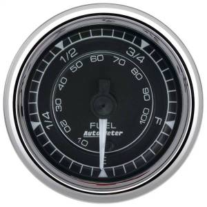 AutoMeter GAUGE FUEL LEVEL 2 1/16in. 0-280O PROGRAMMABLE CHRONO CHROME - 9710