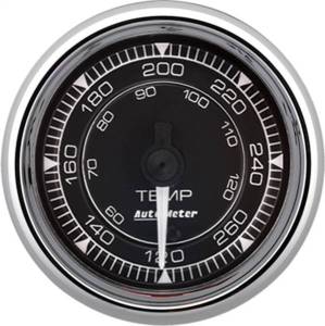 AutoMeter GAUGE TEMP 2 1/16in. 120-280deg.F DIGITAL STEPPER MOTOR CHRONO CHROME - 9754