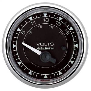 AutoMeter GAUGE VOLTMETER 2 1/16in. 18V ELEC CHRONO CHROME - 9792