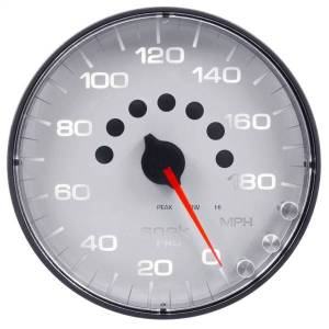 Autometer - AutoMeter GAUGE SPEEDOMETER 5in. 180 MPH ELEC. PROGRAMMABLE WHITE/BLACK SPEK-PRO - P230128 - Image 3