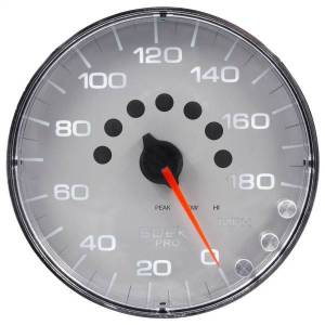 Autometer - AutoMeter GAUGE SPEEDOMETER 5in. 180 MPH ELEC. PROGRAMMABLE SILVER/CHROME SPEK-PRO - P230218 - Image 3