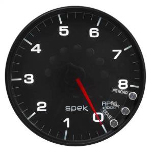 Autometer - AutoMeter GAUGE TACHOMETER 5in. 8K RPM W/SHIFT LIGHT/PEAK MEM BLACK/BLACK SPEK-PRO - P23832 - Image 3