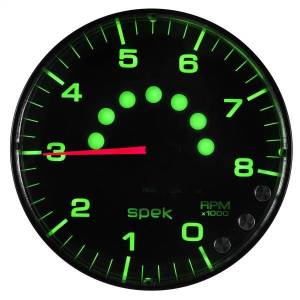 Autometer - AutoMeter GAUGE TACHOMETER 5in. 8K RPM W/SHIFT LIGHT/PEAK MEM BLACK/BLACK SPEK-PRO - P238328 - Image 9