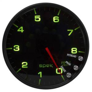 Autometer - AutoMeter GAUGE TACHOMETER 5in. 8K RPM W/SHIFT LIGHT/PEAK MEM BLACK/SMOKE/BLACK SPEK - P23852 - Image 4