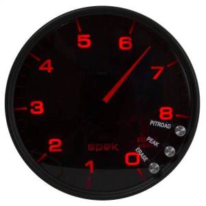 Autometer - AutoMeter GAUGE TACHOMETER 5in. 8K RPM W/SHIFT LIGHT/PEAK MEM BLACK/SMOKE/BLACK SPEK - P23852 - Image 6