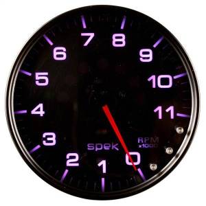 Autometer - AutoMeter GAUGE TACHOMETER 5in. 11K RPM W/SHIFT LIGHT/PEAK MEM BLACK/SMOKE/BLK SPEK - P23952 - Image 5