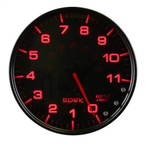 Autometer - AutoMeter GAUGE TACHOMETER 5in. 11K RPM W/SHIFT LIGHT/PEAK MEM BLACK/SMOKE/BLK SPEK - P23952 - Image 6