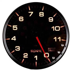 Autometer - AutoMeter GAUGE TACHOMETER 5in. 11K RPM W/SHIFT LIGHT/PEAK MEM BLACK/SMOKE/BLK SPEK - P23952 - Image 7