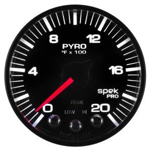 Autometer - AutoMeter GAUGE PYRO. (EGT) 2 1/16in. 2000deg.F STEPPER MOTOR W/PEAK/WARN BLK/BLK SP - P310328 - Image 8