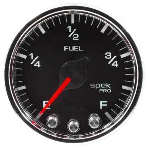 Autometer - AutoMeter GAUGE FUEL LEVEL 2 1/16in. 0-270O PROGRAMMABLE BLK/CHRM SPEK-PRO - P31231 - Image 3