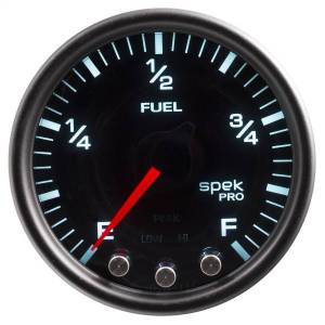 Autometer - AutoMeter GAUGE FUEL LEVEL 2 1/16in. 0-270O PROGRAMMABLE BLK/SMOKE/BLK SPEK-PRO - P31252 - Image 3