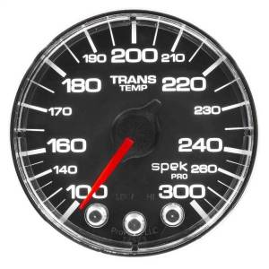 Autometer - AutoMeter GAUGE WATER TEMP 2 1/16in. 300deg.F STEPPER MOTOR W/PEAK/WARN BLK/CHRM SPE - P346318 - Image 3