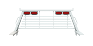 B&W Trailer Hitches Truck Cab Protector / Headache Rack Cab Protector, White - PUCP7543WA