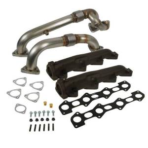 BD Diesel Exhaust Manifold Kit Incl. Up-Pipes 304 Stainless Steel - 1041484