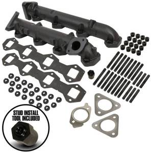 BD Diesel - BD Diesel Exhaust Manifold Kit Incl. Manifold/Cross Over Tube/EGR Port High Temp Black Coated - 1043007 - Image 2