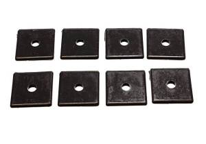 Energy Suspension Universal Leaf Spring Pad Black 2 in. SQ x 7/16 in. ID x 1/4 in. H - 9.9533G