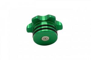 Fleece Performance - Fleece Performance Green Anodized Billet Fuel Cap For 2013-2018 Cummins - FPE-FC-1316-GRN - Image 3