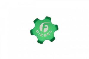 Fleece Performance - Fleece Performance Green Anodized Billet Fuel Cap For 2013-2018 Cummins - FPE-FC-1316-GRN - Image 4