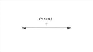 Fleece Performance - Fleece Performance 9 Inch High Pressure Fuel Line 8mm x 3.5mm Line M14 x 1.5 Nuts - FPE-34200-9 - Image 3