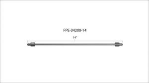 Fleece Performance - Fleece Performance 14 Inch High Pressure Fuel Line 8mm x 3.5mm Line M14 x 1.5 Nuts - FPE-34200-14 - Image 3