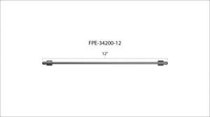 Fleece Performance - Fleece Performance 12 Inch High Pressure Fuel Line 8mm x 3.5mm Line M14 x 1.5 Nuts - FPE-34200-12 - Image 3