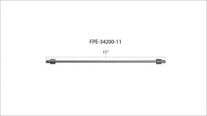 Fleece Performance - Fleece Performance 11 Inch High Pressure Fuel Line 8mm x 3.5mm Line M14 x 1.5 Nuts - FPE-34200-11 - Image 3