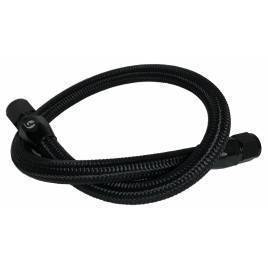 Fleece Performance 34.5 Inch Common Rail/VP44 Cummins Coolant Bypass Hose Black Nylon Braided - FPE-CLNTBYPS-HS-CRVP-BLK