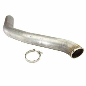 Industrial Injection Dodge Downpipe and Clamp For 94-02 5.9L Cummins 4 in. HX40 Style - HX40DP2